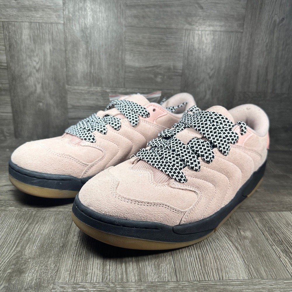 Jordan Stadium 90 Mens 9.5 Pink Suede Gum Sole Low Top Sneaker NEW IB3731-600 - Picture 3 of 8